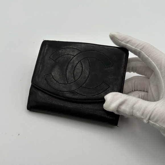 Chanel CC leather wallet - Picture 3 of 10